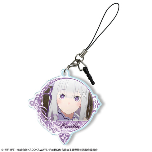 『Re:ゼロから始める異世界生活』アクリルイヤホンジャックアクセサリー Ver.2 デザイン02(エミリア/B)